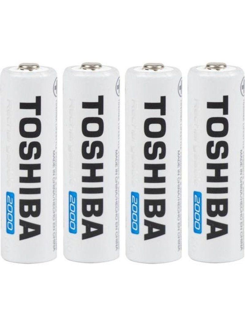 Carregador De Pilha Usb Toshiba 4 Pilhas Aa