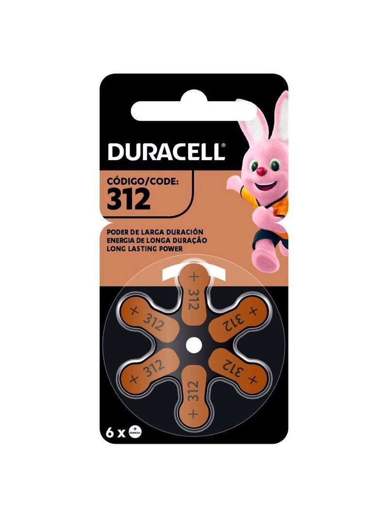 Pilha Auditiva 312 C-6 Unidades