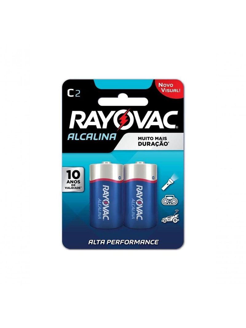 Pilha Alcalina C C-2