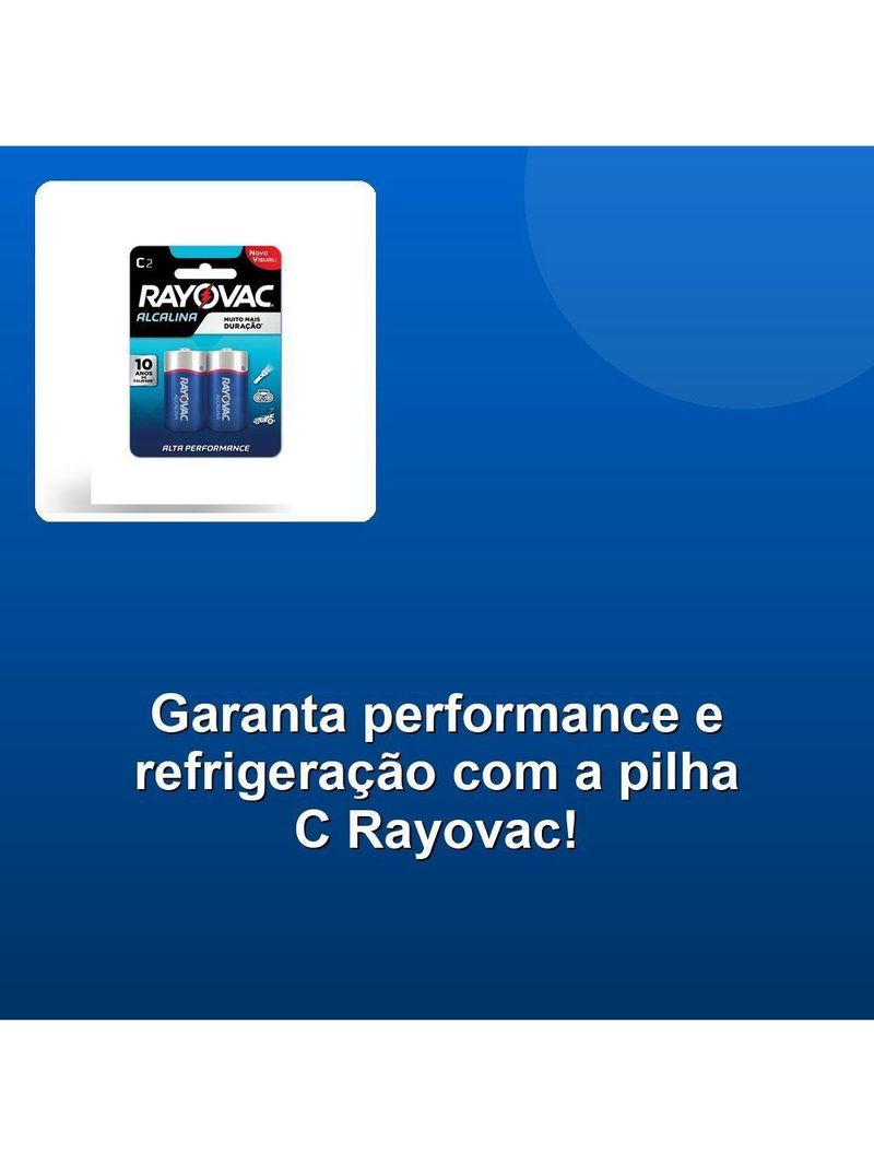 Pilha Alcalina C C-2