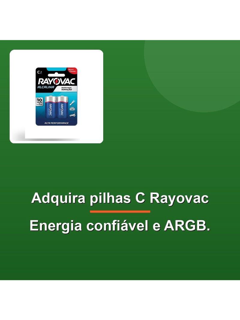 Pilha Alcalina C C-2
