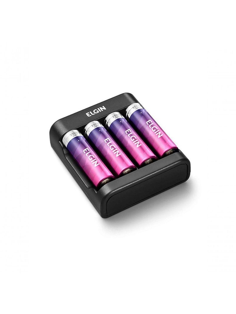 Carregador De Pilhas Aa-aaa-9v Usb 2aa-1500mah