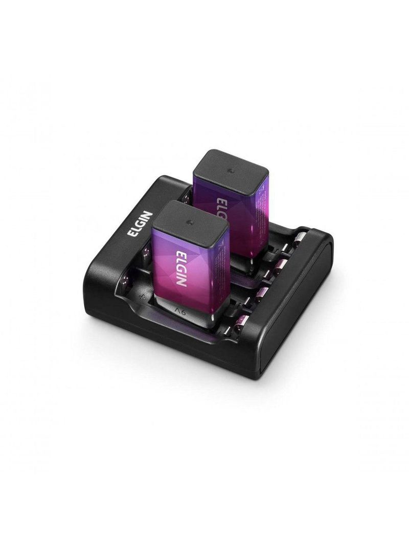 Carregador De Pilhas Aa-aaa-9v Usb 2aa-1500mah