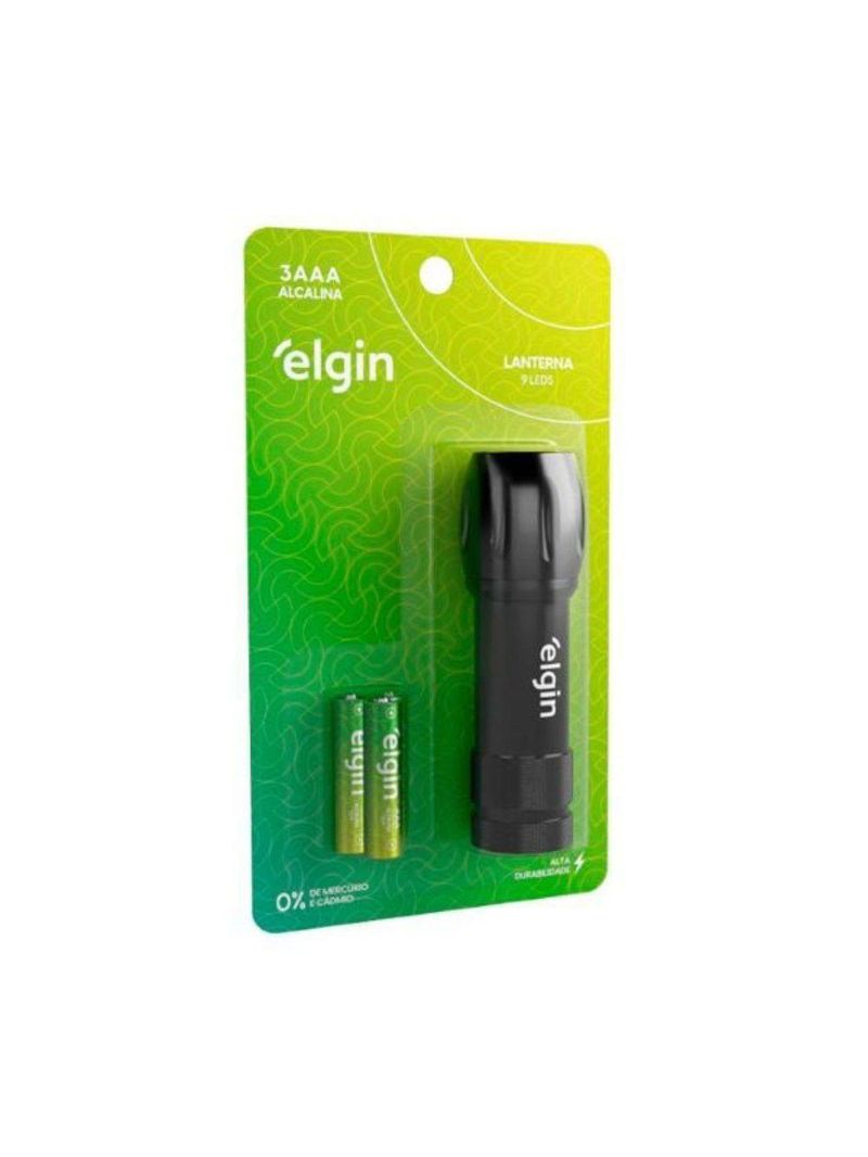 Lanterna Bolso 9 Leds C- 3 Pilhas Aaa