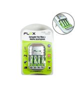 Carregador De Pilhas Aa-aaa-9v Bivolt Flex