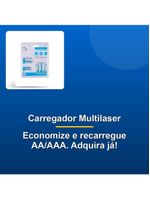 Carregador De Pilhas 4aa-2500mah 4aaa-1000mah Bivolt