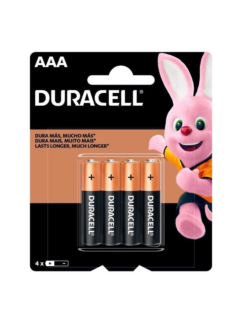 Pilha Alcalina Aaa 1,5v Duracell C-4
