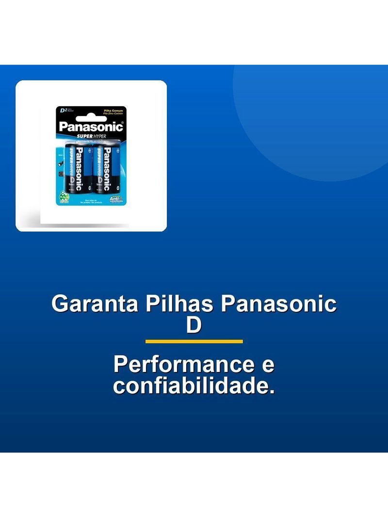 Pilha Comum D Um-1shs128