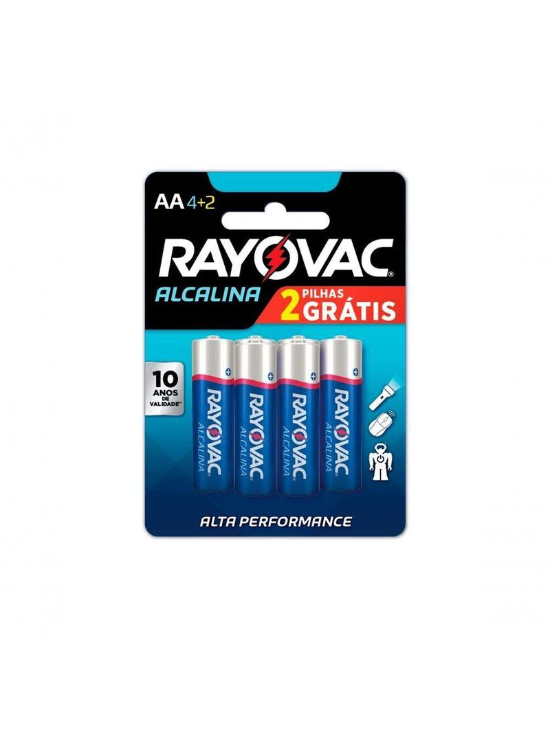 Pilha Alcalina Aa C-6 L6p4