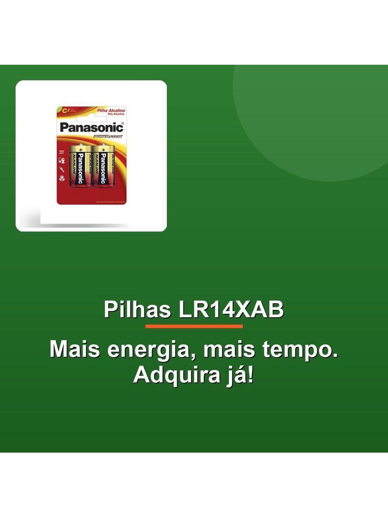 Pilha Alcalina C Lr14xab C-2
