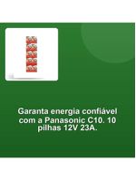 Pilha Alcalina 12v23a Panasonic C-10
