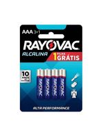 Pilha Alcalina Rayovac Lr03 Aaa C-04 Leve4 Pague3