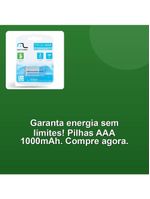Pilha Recarregável Aaa 1000mah C- 2