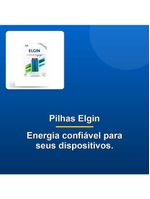Pilha Alcalina Elgin Aa 1,5v C-2 Unid