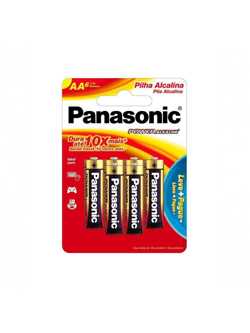 Pilha Alcalina Aa C-6 Lr6xab