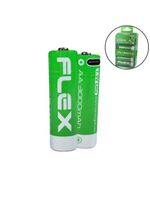 Pilha Recarregável Aa 15v 3000mah C-4 Pilhas Flex