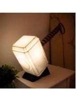 Luminária 3d Marvel Martelo Thor Decoração Geek Temática Realista