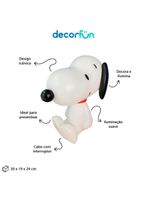 Luminária 3d Snoopy Peanuts Bivolt