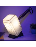Luminária 3d Marvel Martelo Thor Decoração Geek Temática Realista