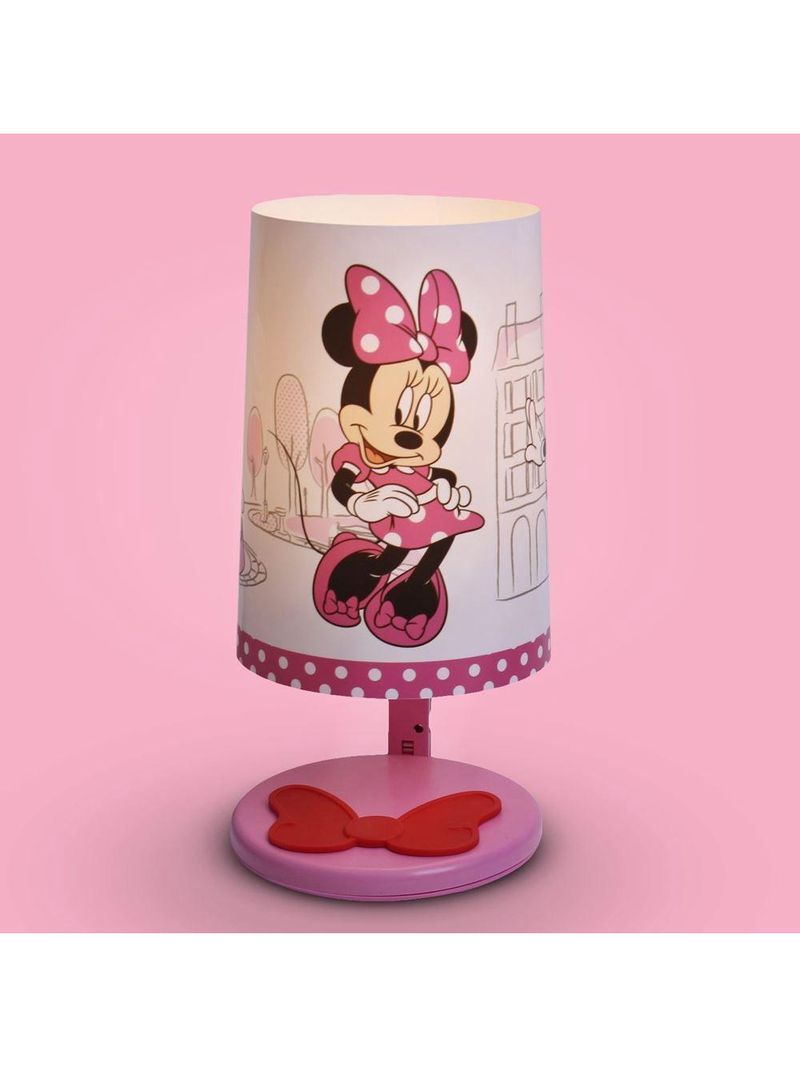 Luminária Abajur De Mesa Minnie Mickey Mouse