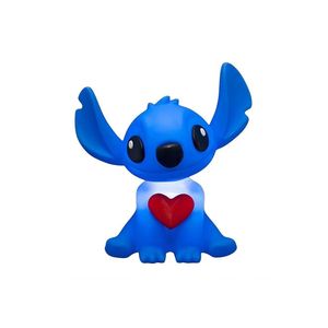 Luminária 3d Stitch Com Coração Disney Oficial Decoração Criativa
