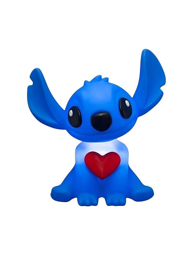 Luminária 3d Stitch Com Coração Disney Oficial Decoração Criativa