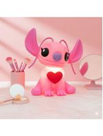 Luminária 3d Angel Stitch Com Coração Disney Decoração Criativa