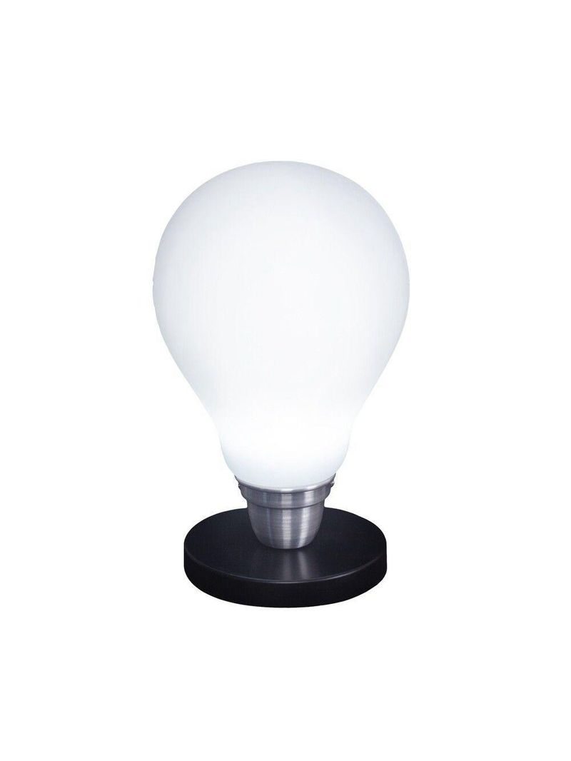 Luminária Lâmpada 3d De Mesa Branca Com Base Bivolt