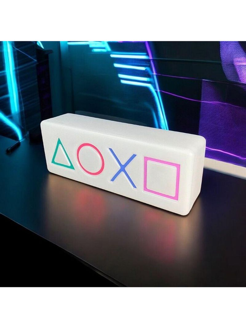 Luminária Playstation Controls Decoração Setup Retangular