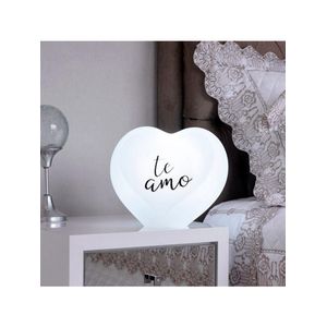 Luminária Coração Te Amo White Led