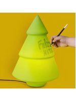 Luminária árvore De Natal Interativa Polietileno Bivolt Recados Natalinos