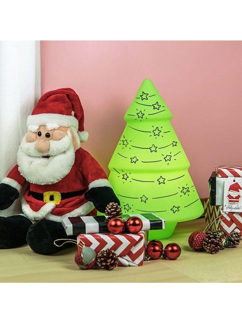 Luminária árvore De Natal Interativa Polietileno Bivolt Recados Natalinos