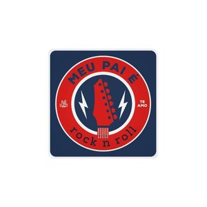 Luminária Box Slim Meu Pai é Rock Usb