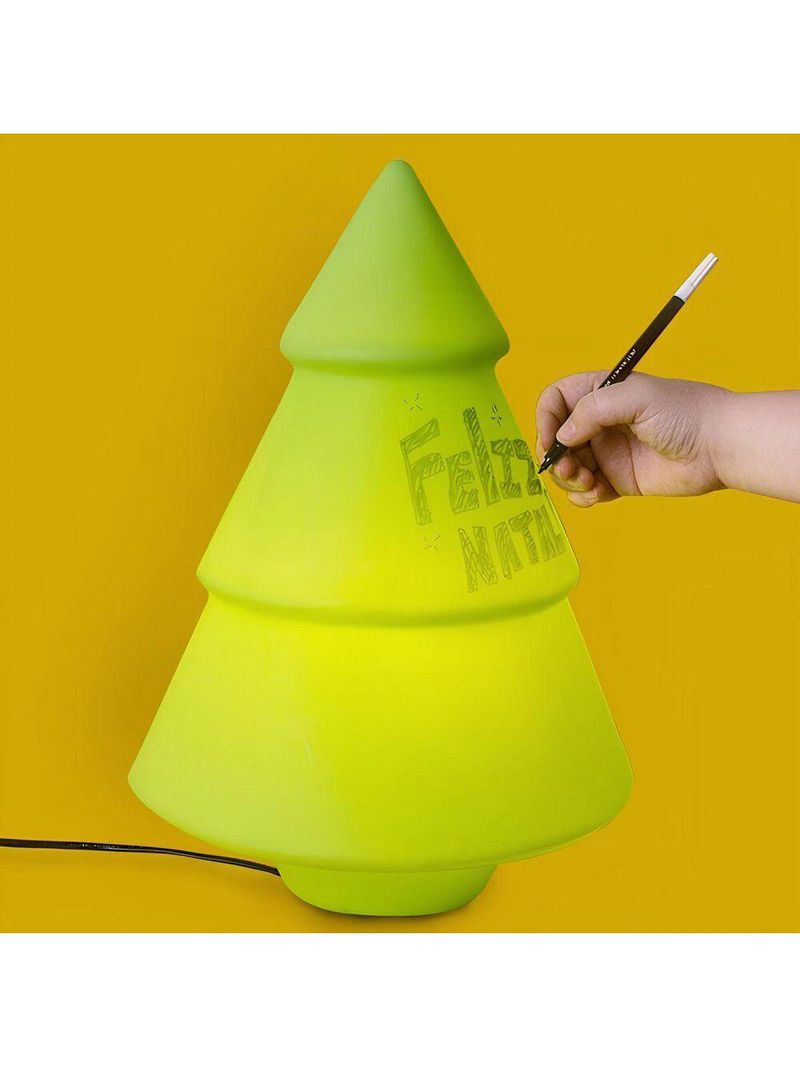 Luminária árvore De Natal Interativa Polietileno Bivolt Recados Natalinos