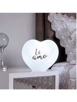 Luminária Coração Te Amo White Led