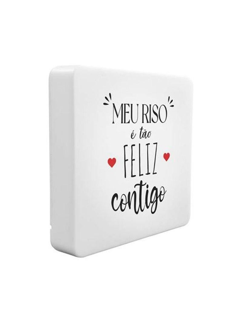 Luminária Box Slim Meu Riso Usb