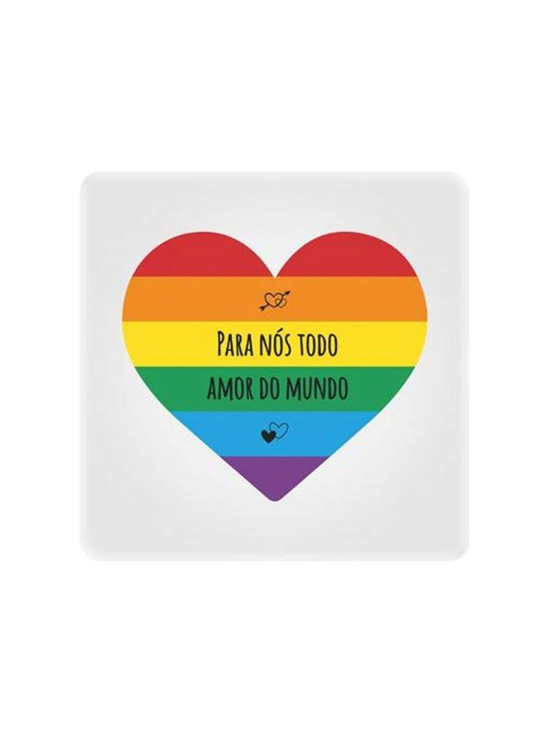 Luminária Box Slim Todo Amor Do Mundo Usb