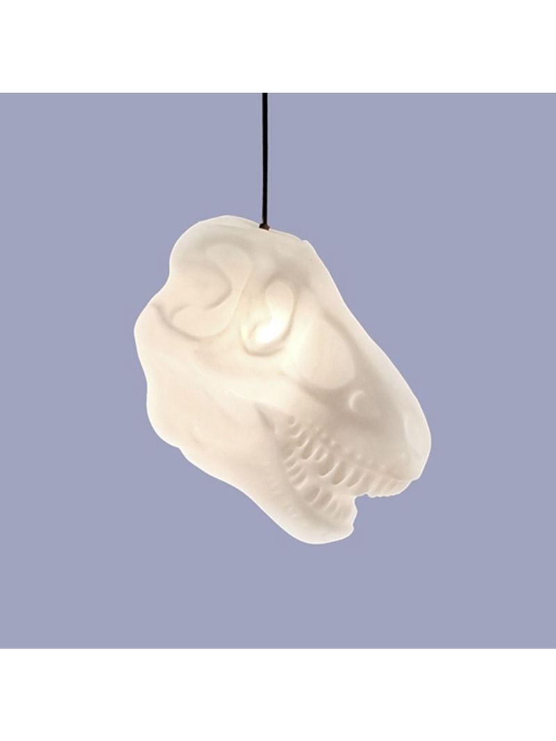 Luminária Crânio T-rex Pendente