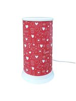Luminária De Mesa Hug I Love You All Red