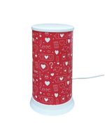 Luminária De Mesa Hug I Love You All Red
