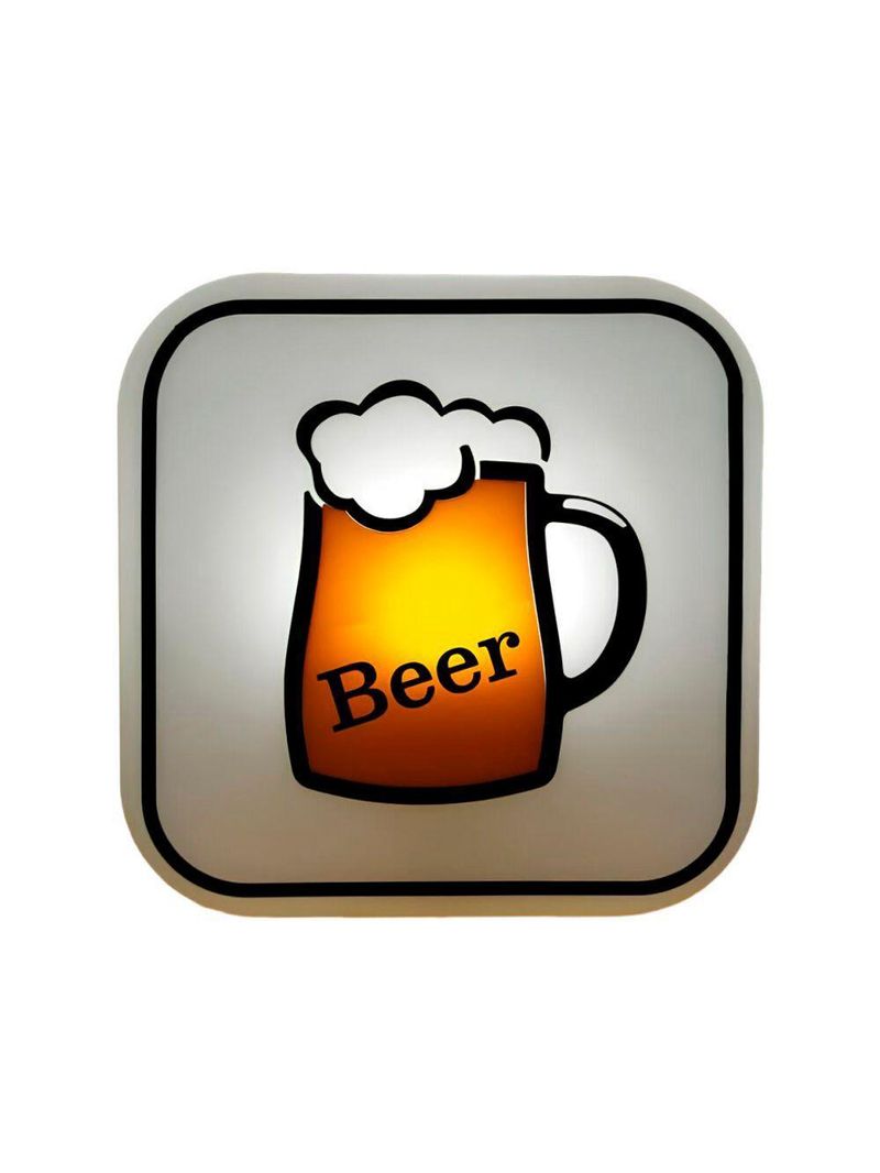 Luminária Box Time To Beer