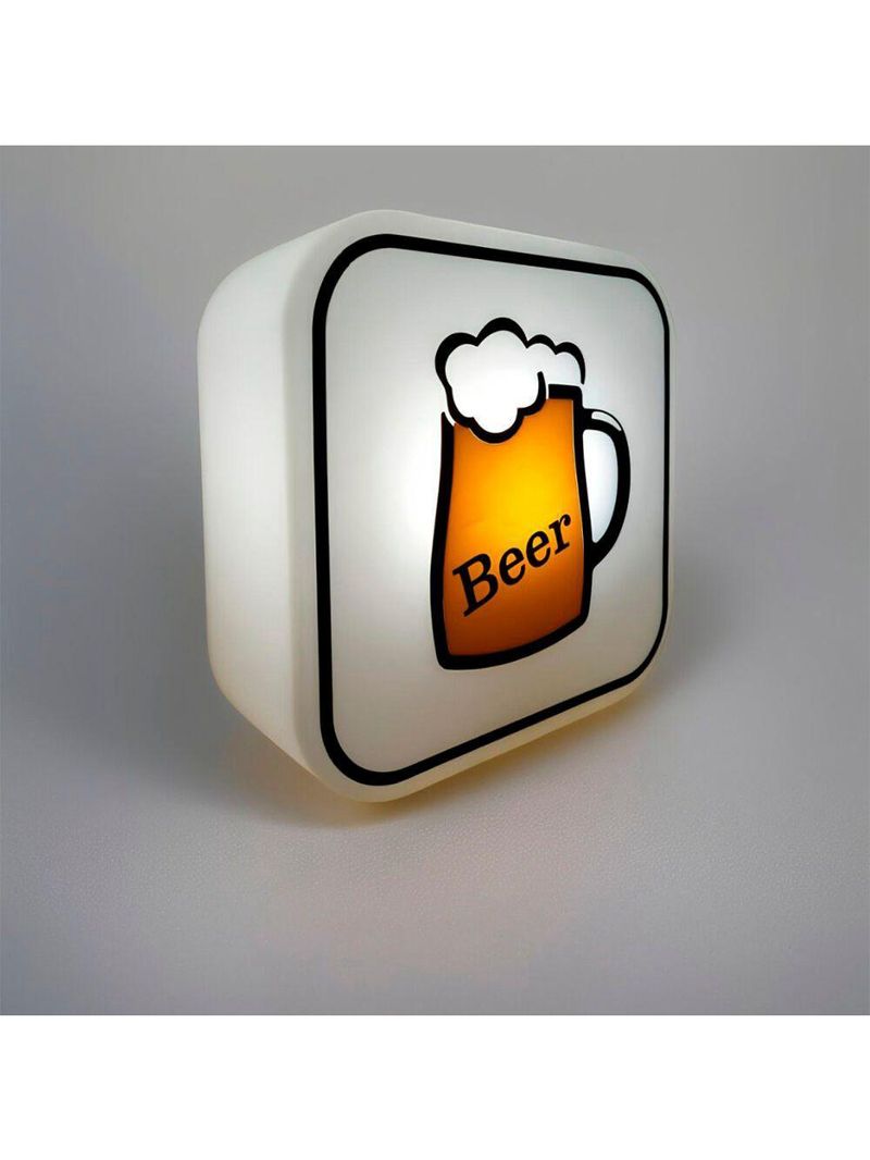 Luminária Box Time To Beer