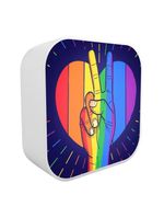 Luminária Box Peace And Love