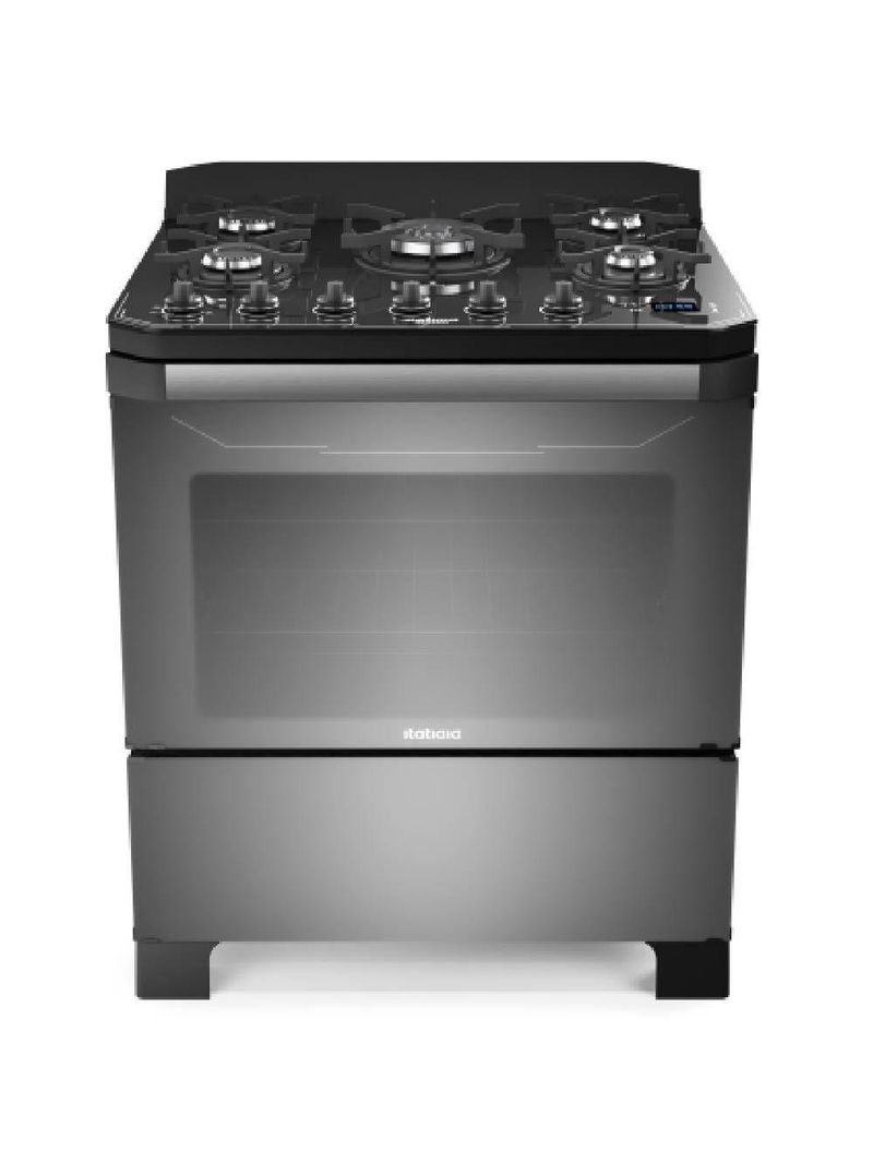 Fogao Itatiaia Itamaster 5 Bocas Digital Reflecta Tripla Chama Bivolt (3700000336)