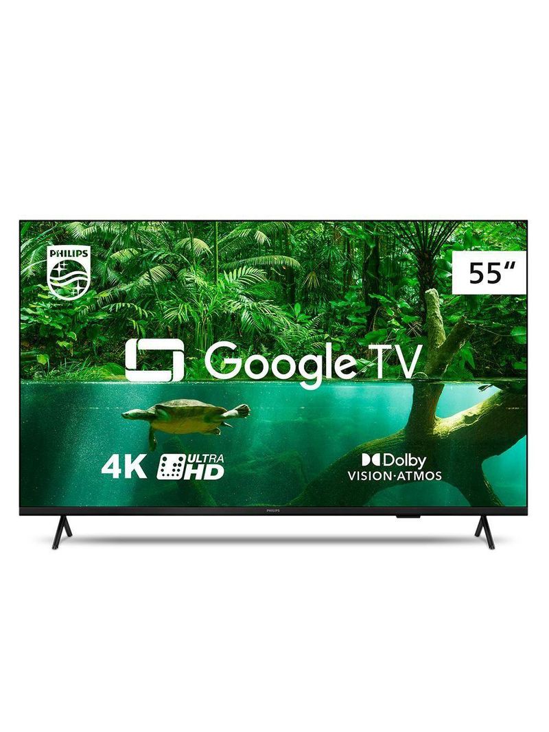 Smart Tv Philips Led 55" 4k Uhd Pug7408/78 Tv, Wi-fi E Bluetooth Integrados