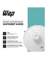 Aspirador De Pó Robo Wap Robot W4000 3 Em 1 Smart 220V