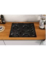 Cooktop Itatiaia Itaplus 4 Bocas Vidro Preto Tripla Chama Bivolt (3700000492)