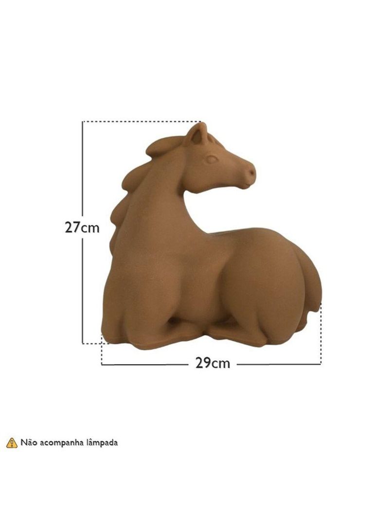Luminária De Mesa 3d Cavalo