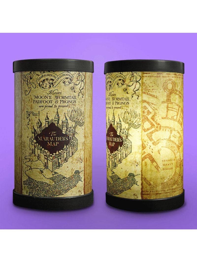 Luminária De Mesa Harry Potter - The Marauders Map