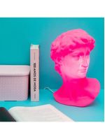 Luminária De Mesa 3d Grega Davi Rosa